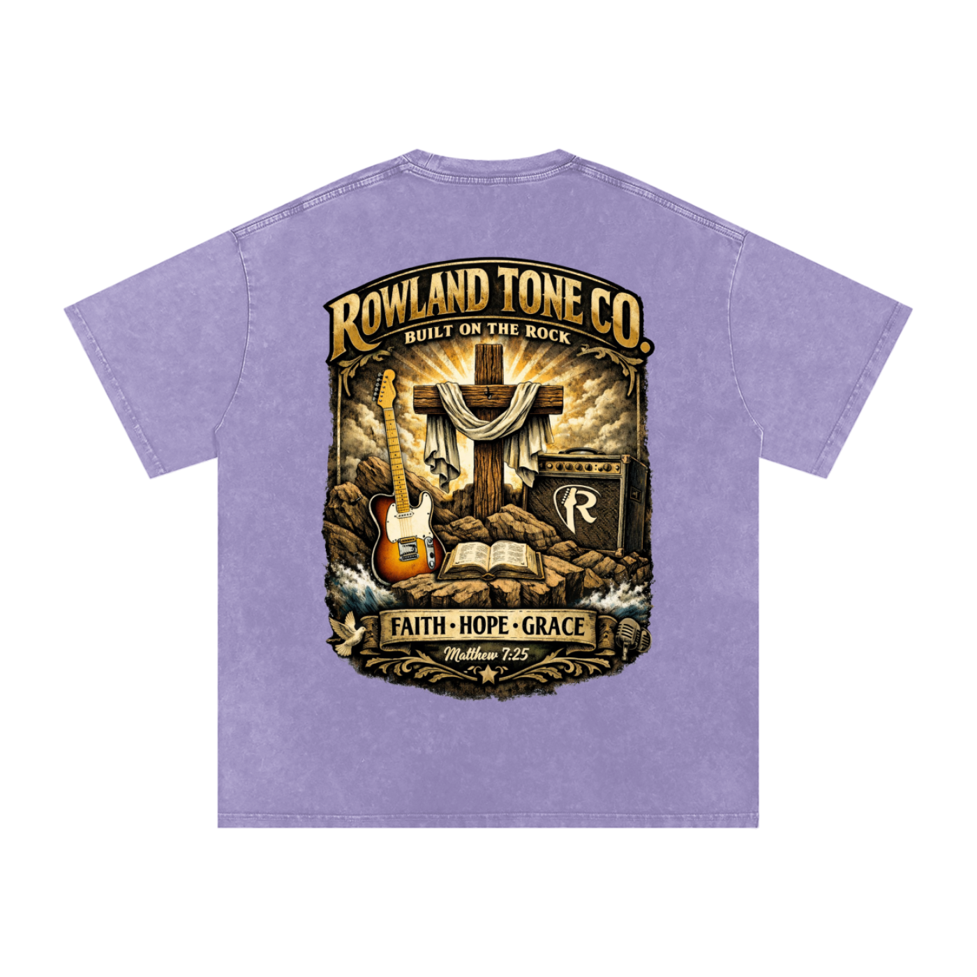 Rowland Tone Co – Matthew 7:25 T-Shirt